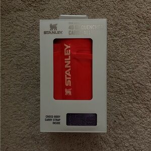 Stanley Red Carry-All with Cross-Body Strap